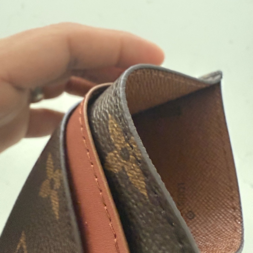 Louis Vuitton Black and Brown Monogram Card Holder - Picture 7 of 8
